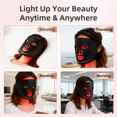 Hsaiiae FSA mask four-wavelength LED system targets multiple skin layers