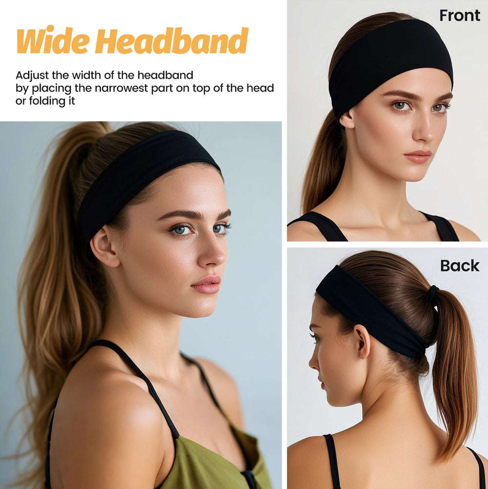 HSEM headband in navy for versatile gym-to-street use with comfort.