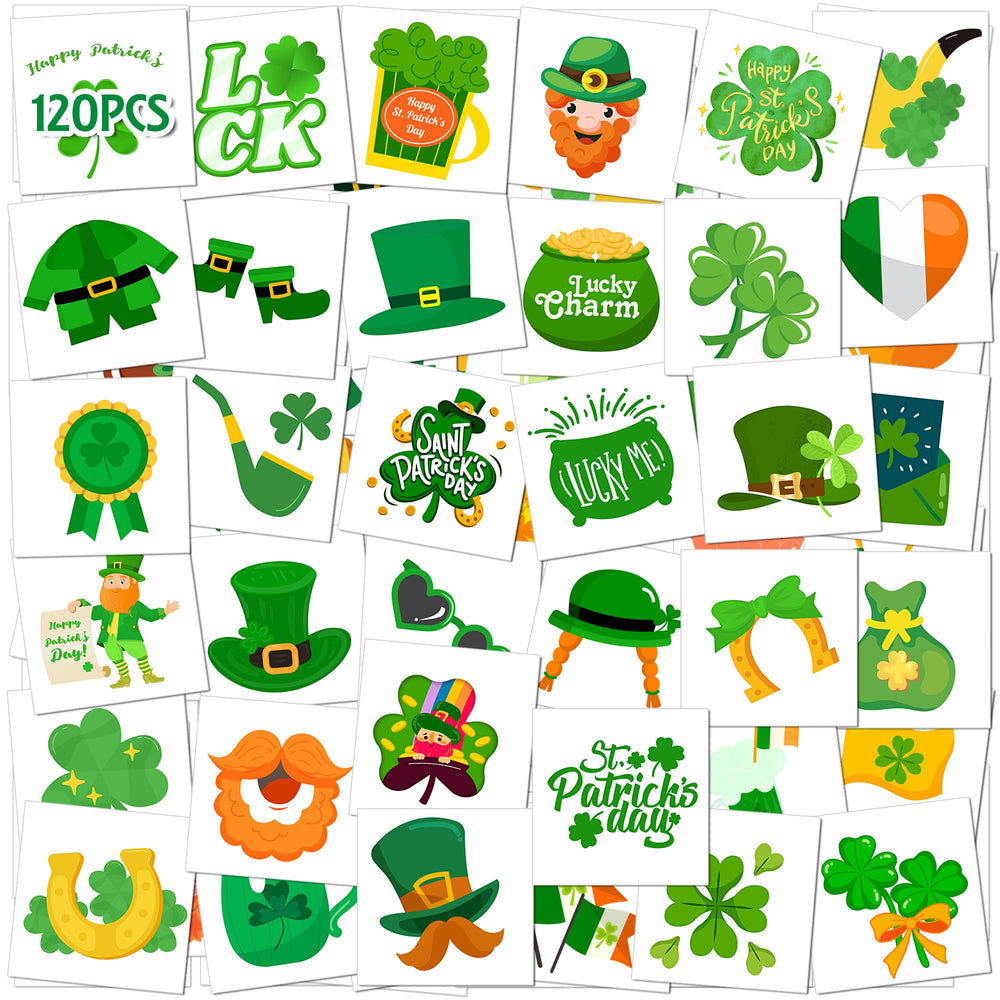 HSHFAMIIY shamrock tattoo designs for parade-ready Irish flair