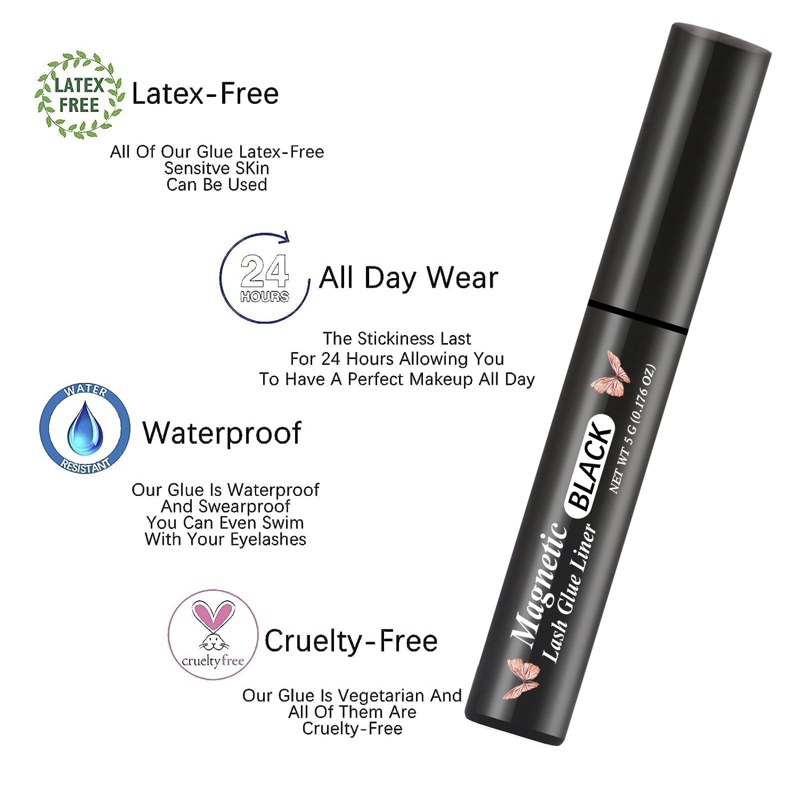 HSKIE eyelashes refill compatible with most magnetic lash sets