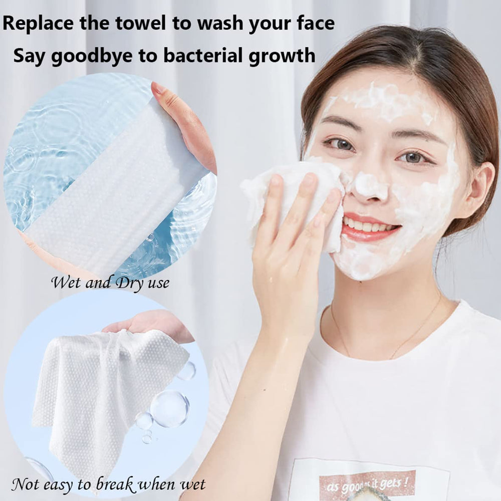 HSXFL soft cotton face towel close-up showcasing plush texture ideal for delicate makeup removal.