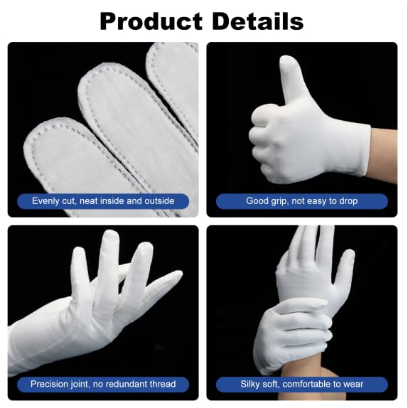Htaexpu cotton spa gloves used for soothing irritation and calmer skin.