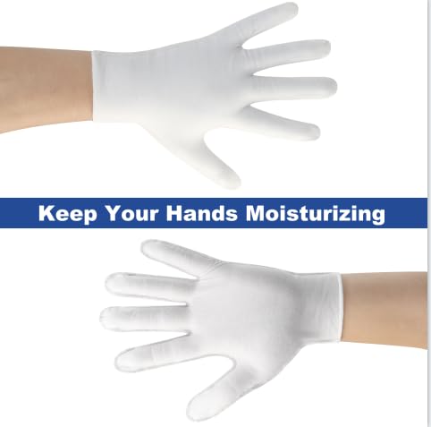 Htaexpu eczema-friendly gloves for overnight barrier and comfort.