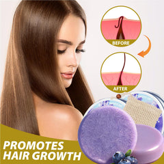 Detalle de arándano en Htcpuo blueberry-fields: nutrición suave para el cabello.