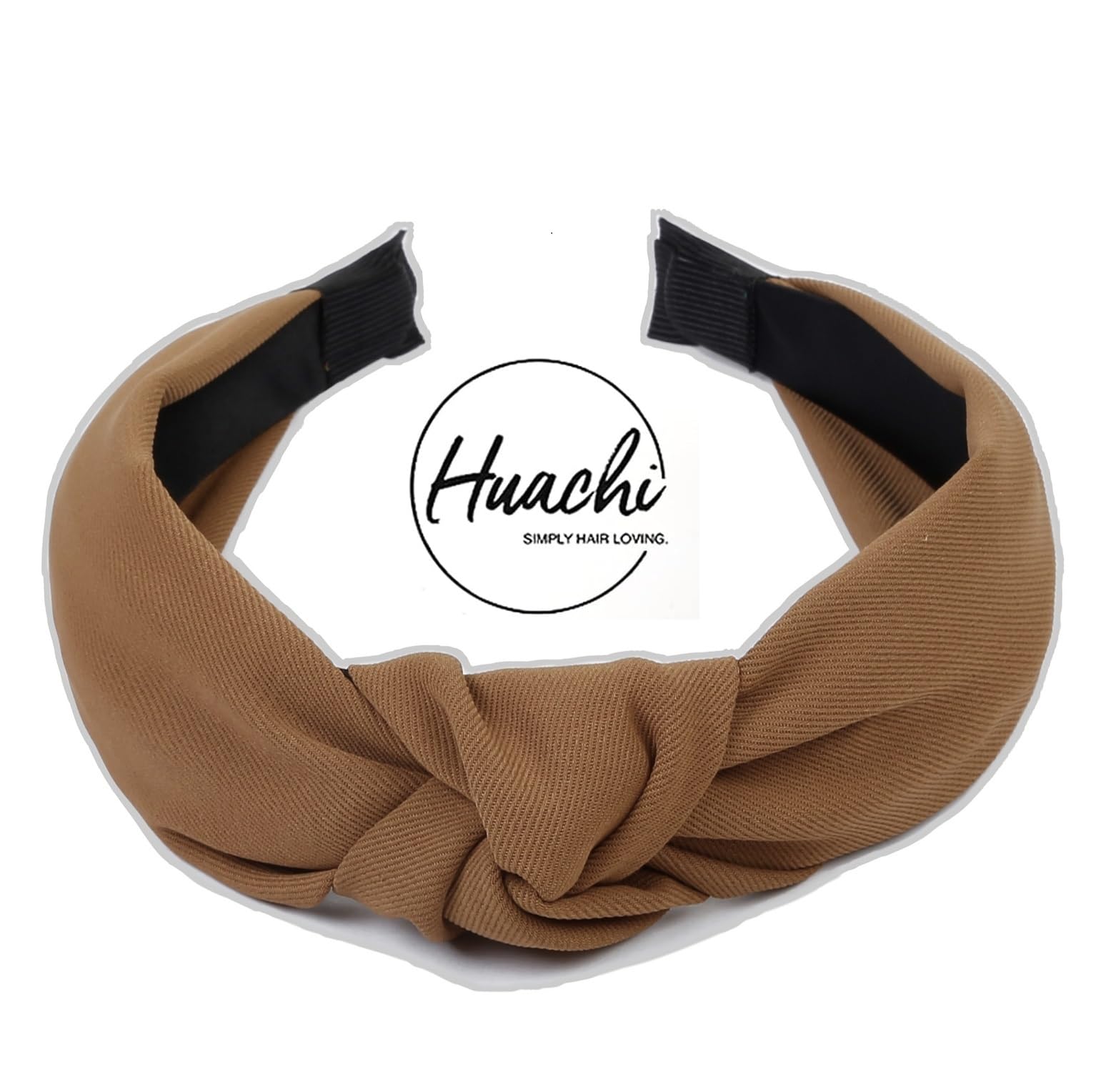 Huachi banda nudo guepardo marrón, ideal para atuendos nocturnos y modernos.