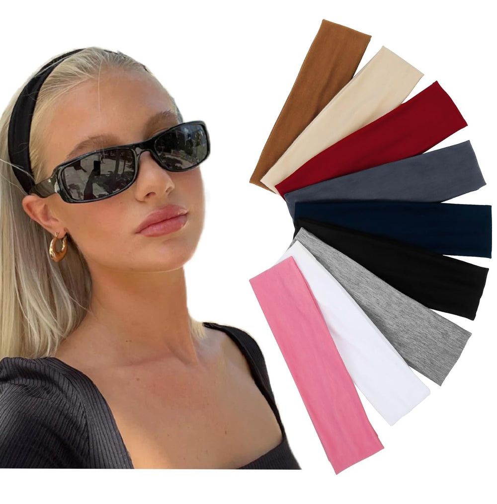 Huachi cintas para cabello multicolor en paquete de 9, ideal para combinar con cualquier atuendo.