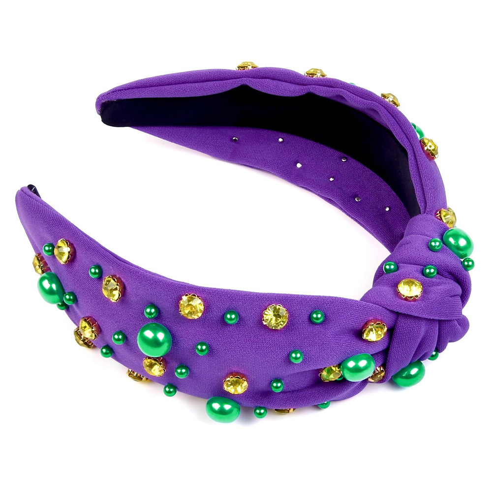 Diadema Huachi accesorio para cabello en Mardi Gras para mujer.