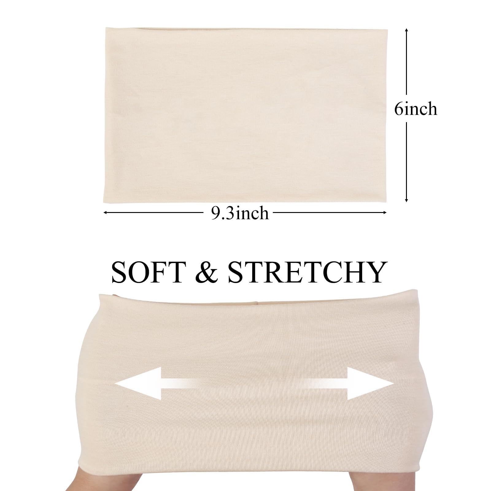 Huachi fashionable headband enhances outfits with a simple finish.