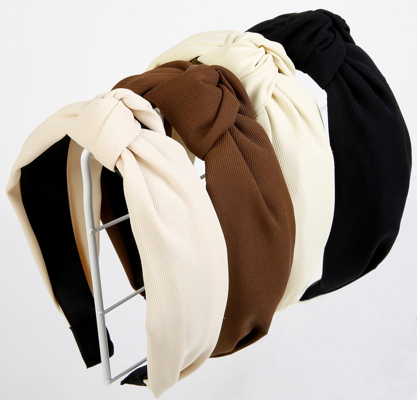 Huachi knotted headband leopard print adds chic style while keeping hair away from the face