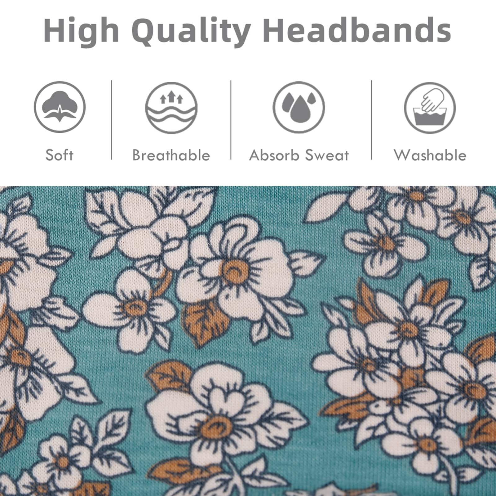 Huachi pack 6 diademas boho para combinar.