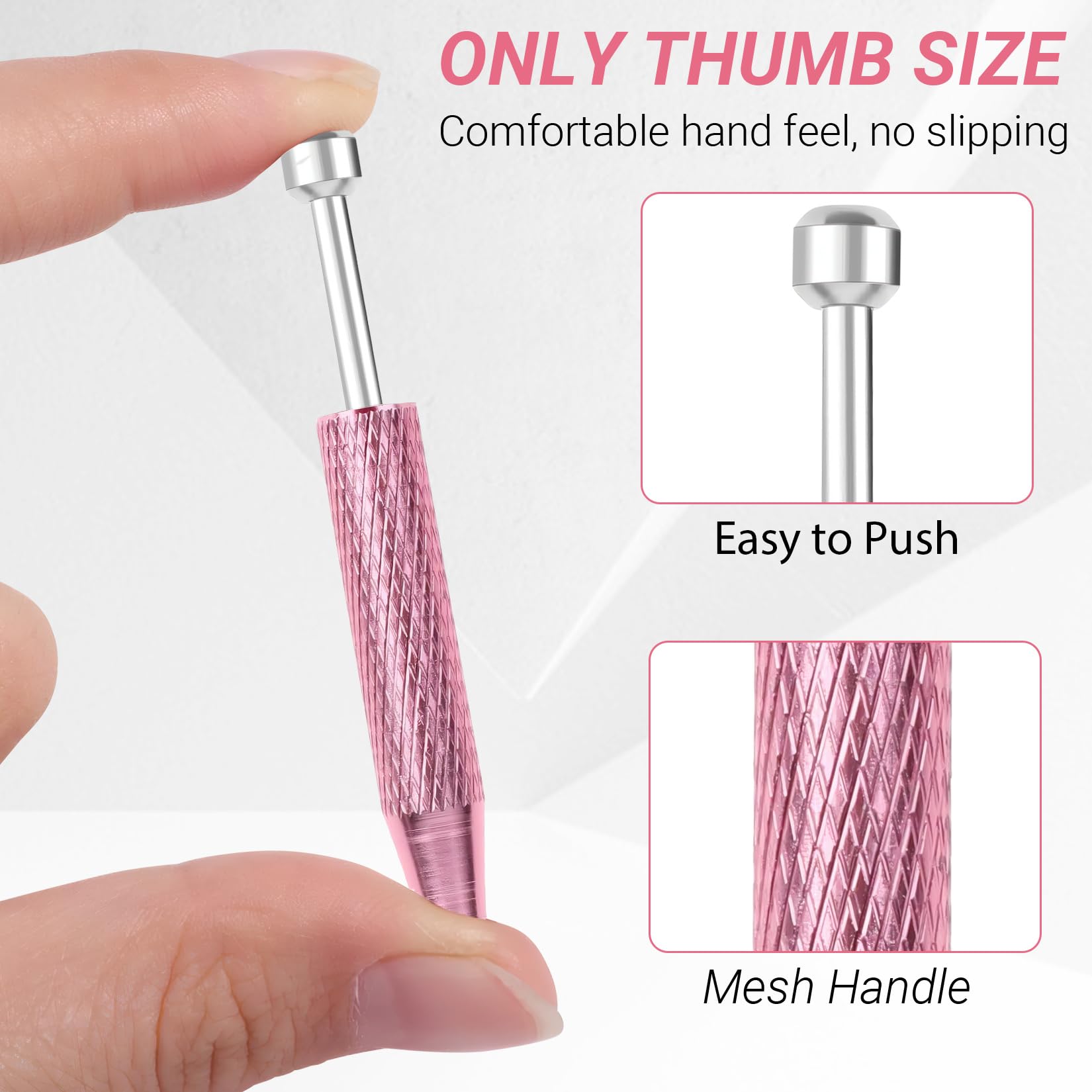Hualleko herramienta para perforación de cambio de piercing con agarre suave