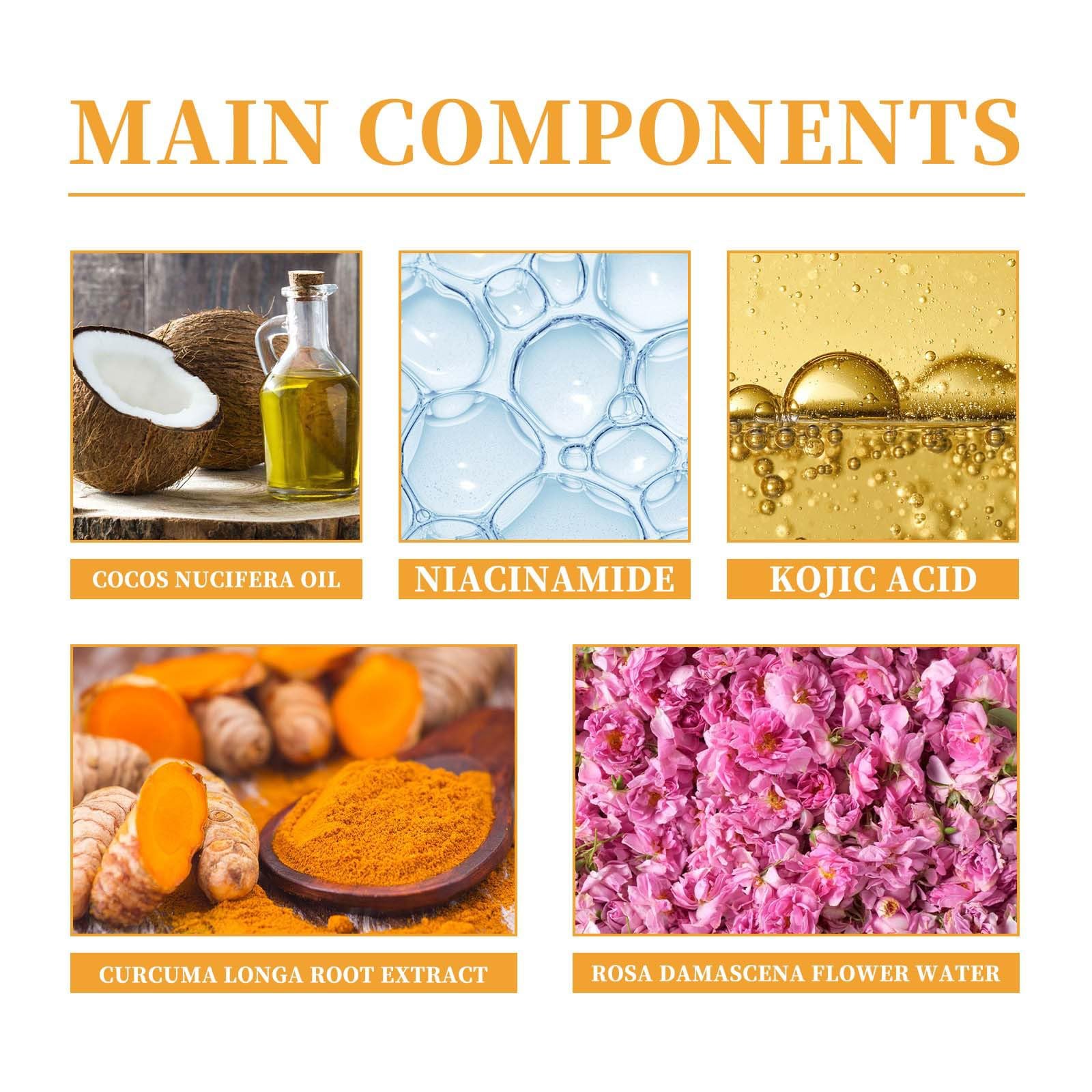 HuaQing Curcuma: ritual diario de cuidado facial para revitalizar la piel.