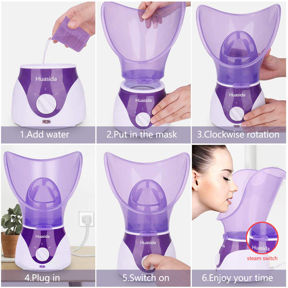 Huasida device with overheat protection for safe home use.