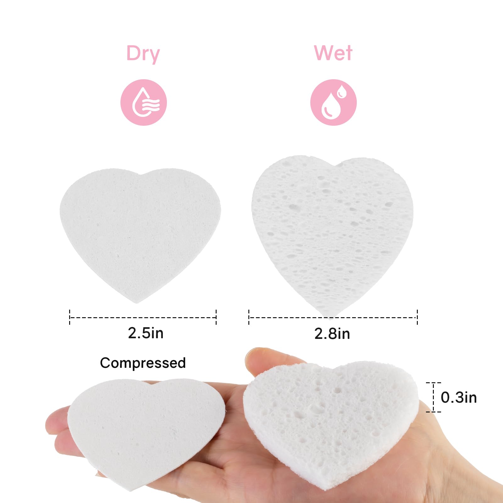HUAXIN BIOTECHNOLOGY compressed discs expand to full-size sponges for daily cleansing.