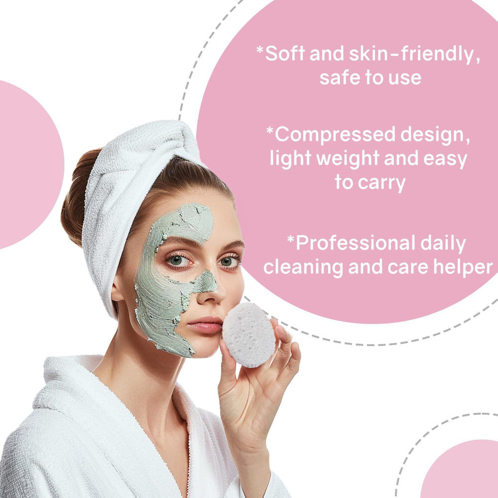 HUAXIN Biotechnology makeup removal and gentle exfoliation with soft sponges.