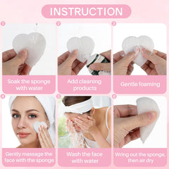 HUAXIN BIOTECHNOLOGY natural cellulose sponges are skin-friendly and safe for sensitive skin.