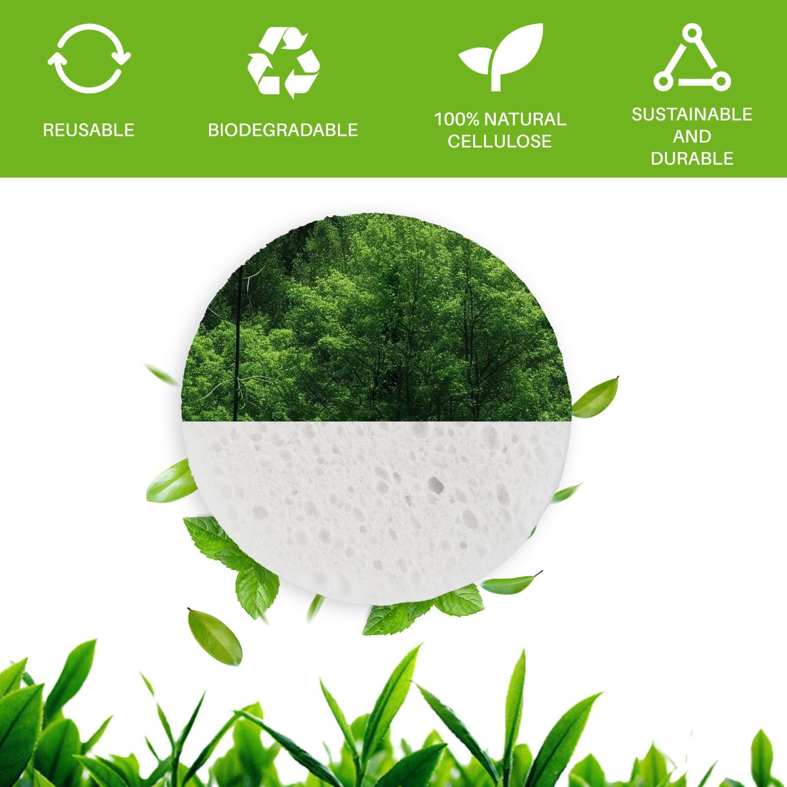 HUAXIN Biotechnology reusable and biodegradable sponges support eco-friendly daily use.