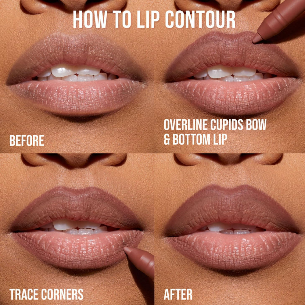 Huda Contorno Labios Pigmentación Duradera: acabado mate que define contorno