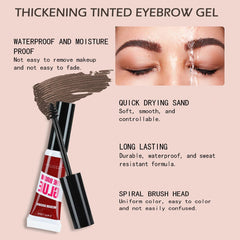 HUDABABY clear brow gel base for mascara creates defined, clean brows