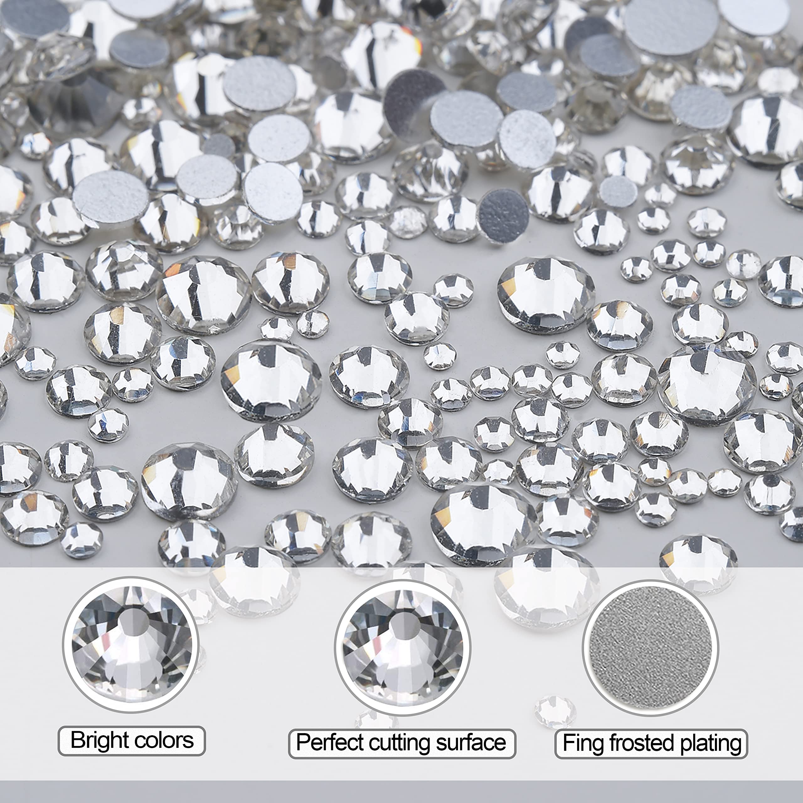 HUETFAT wax pencil included for precise rhinestone placement on nails.