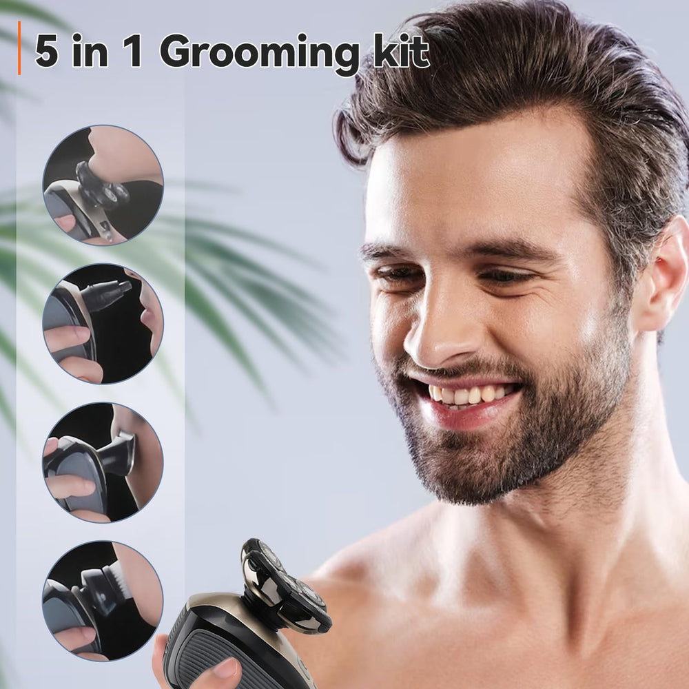 Hugdew nose hair trimmer in action for precise grooming