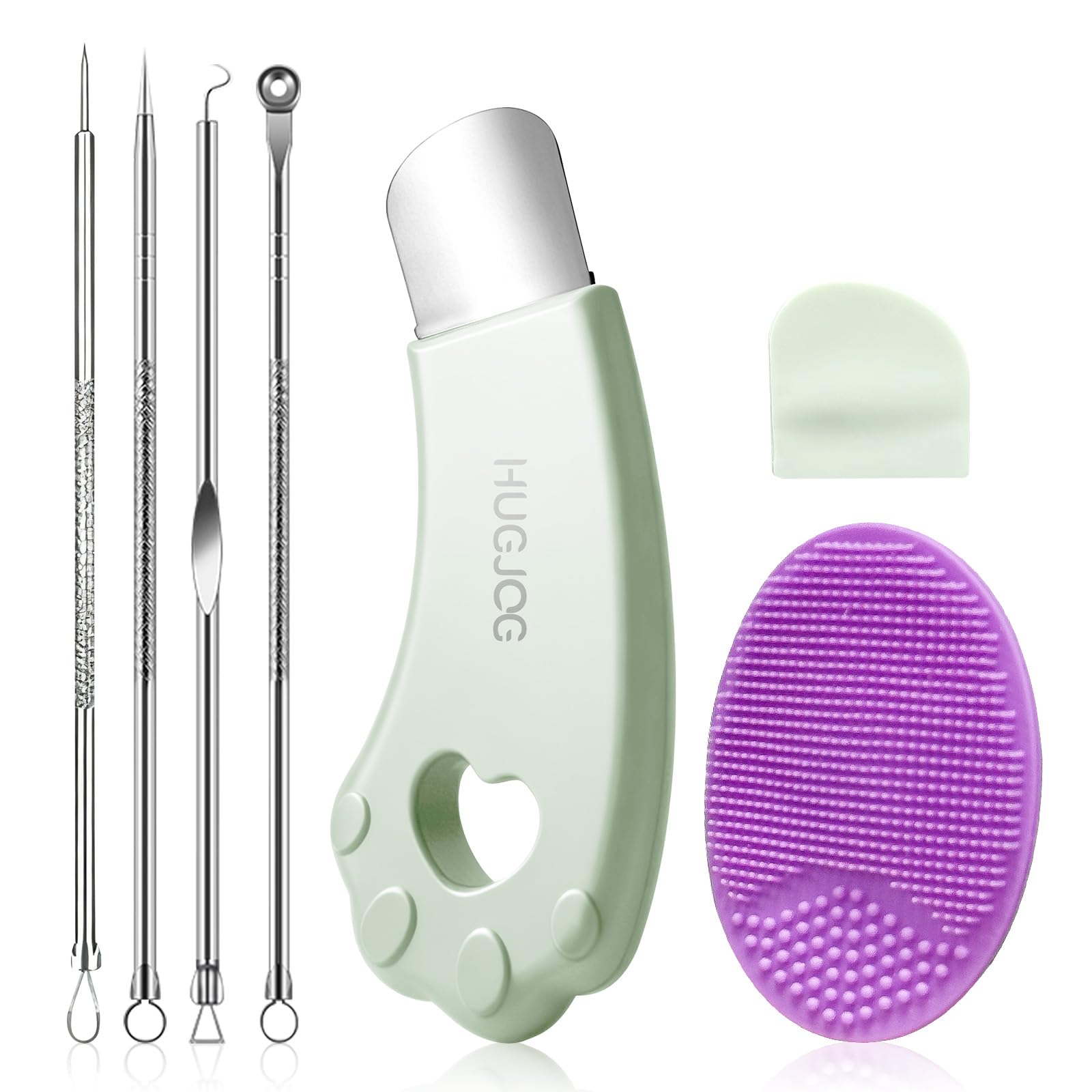 HUGJOG pore extractor spatula for deep cleansing and smoother pores.