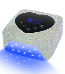 HUGMAPLE cordless UV nail lamp with 72W for fast gel curing at home