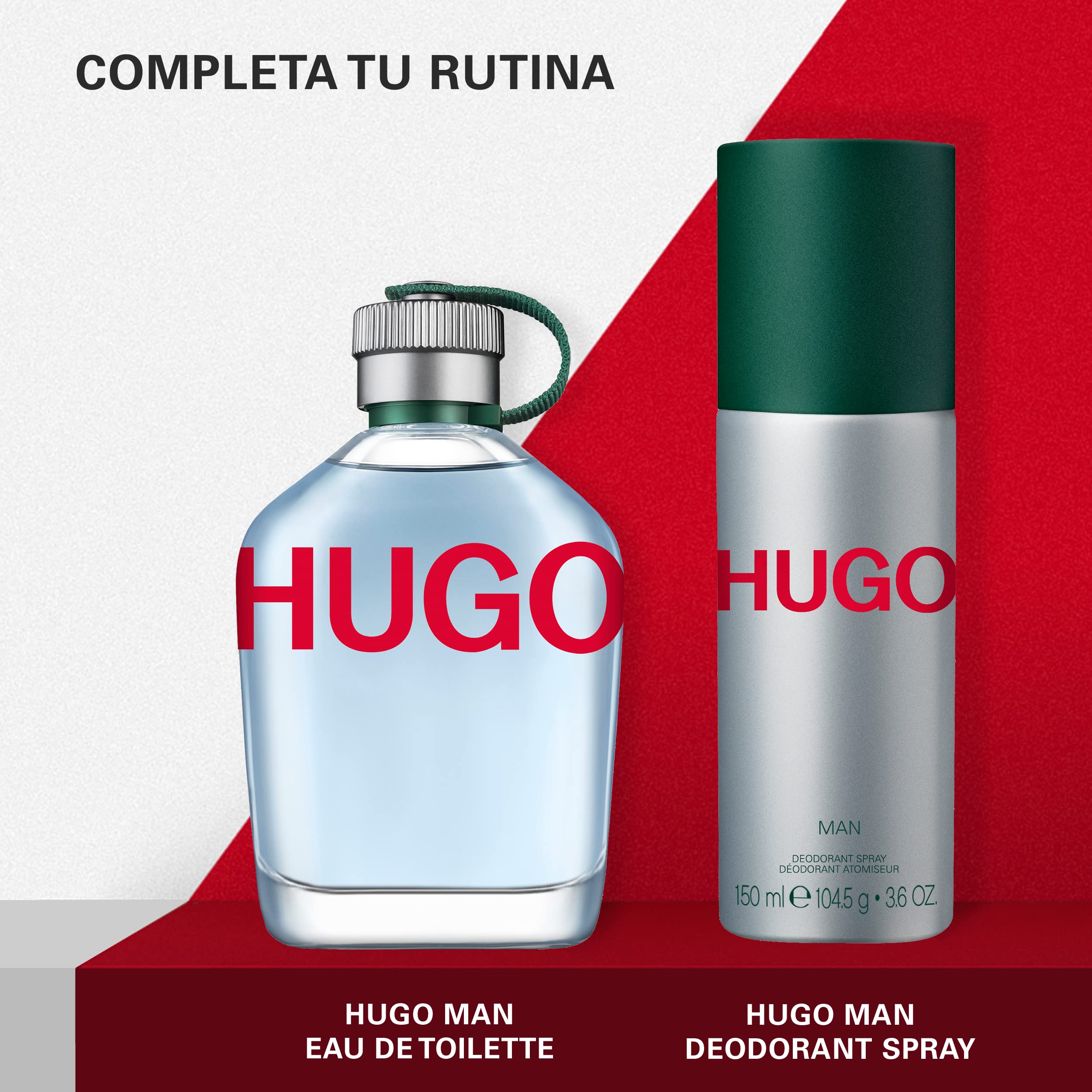 Lifestyle shot of Hugo Man EDT suggesting all-day freshness