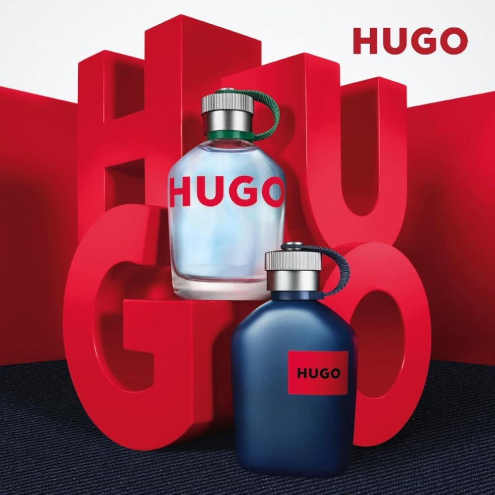 Hugo Boss Hugo Man EDT spray mist, quick fresh scent during the day.
