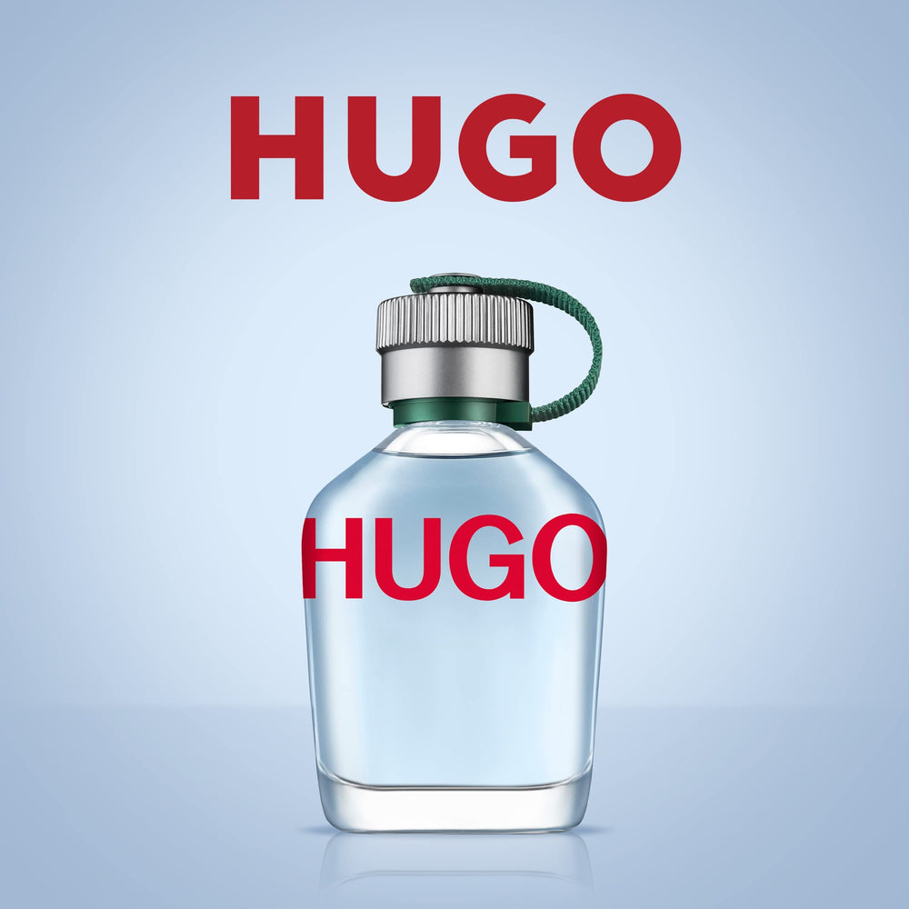 Hugo Man EDT spray bottle shown during daily grooming routine