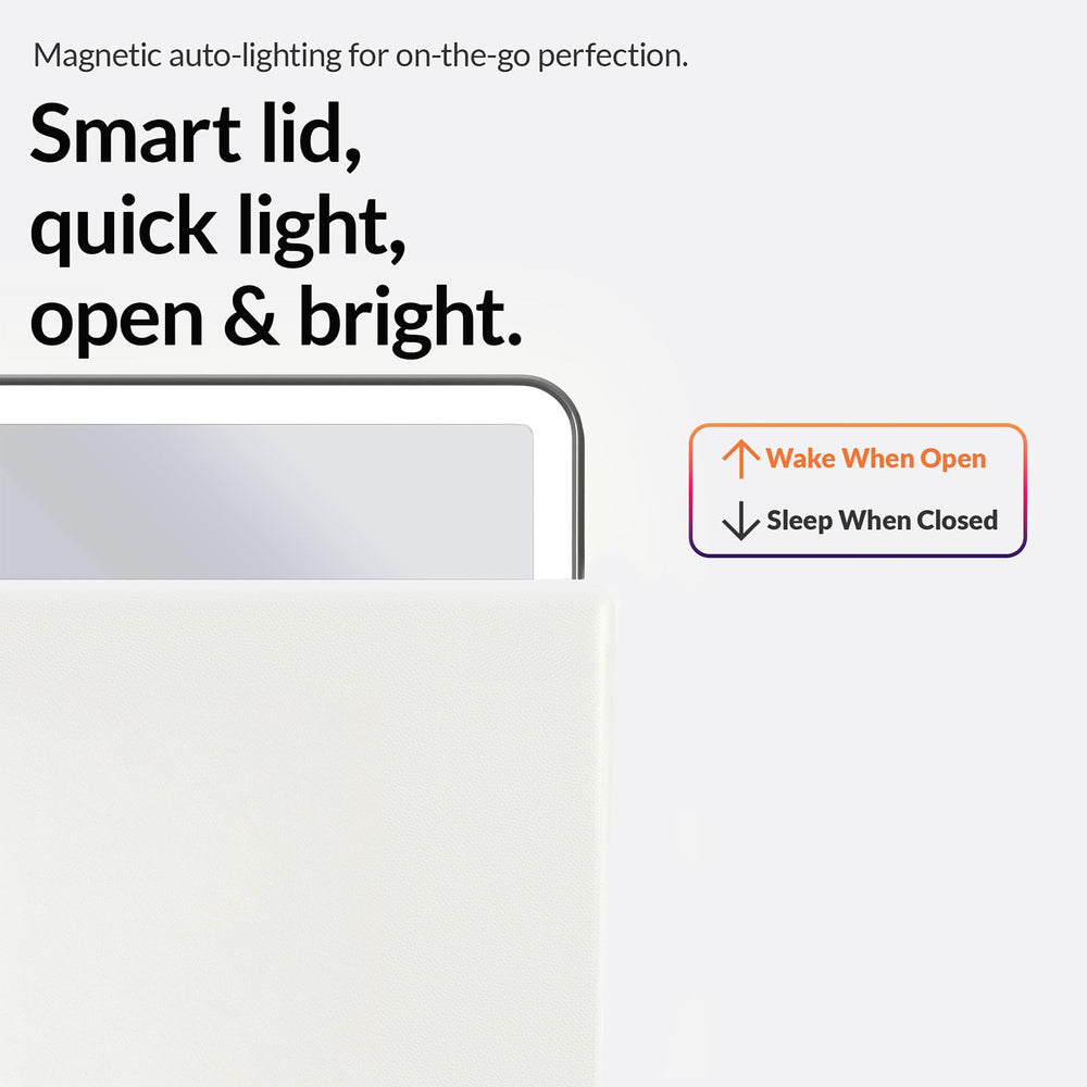 HUGOAI auto on/off design activates lighting when the lid opens