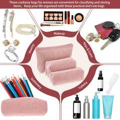 Huhumy small pink bag ideal for cosmetics and tiny items on the go.