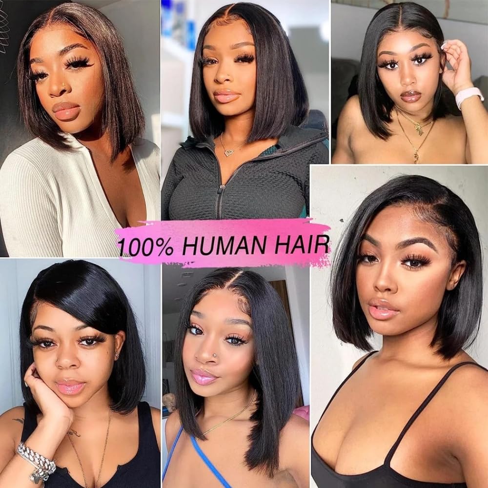 HUIDI medium-cap 22-5 bob wig with adjustable straps for secure fit