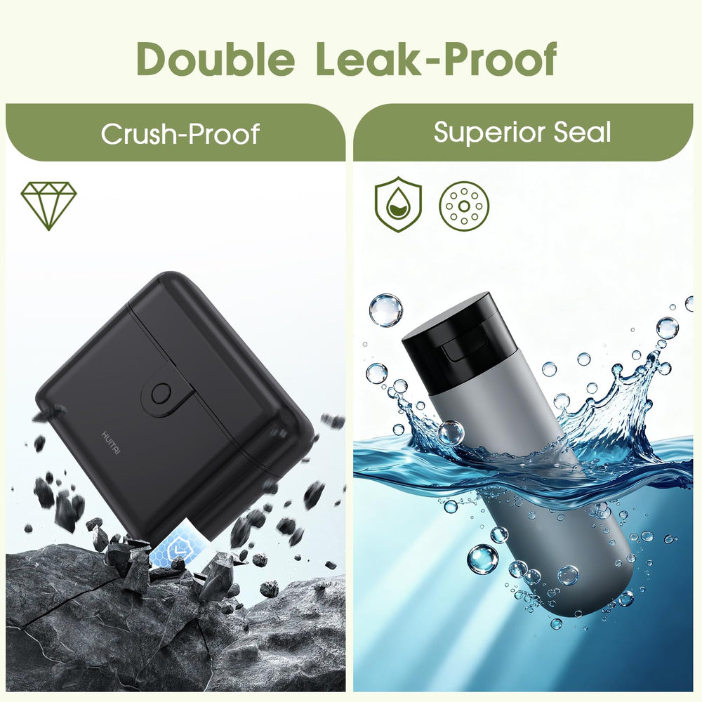 Individual compartments keep bottles organized and prevent leaks during transit.