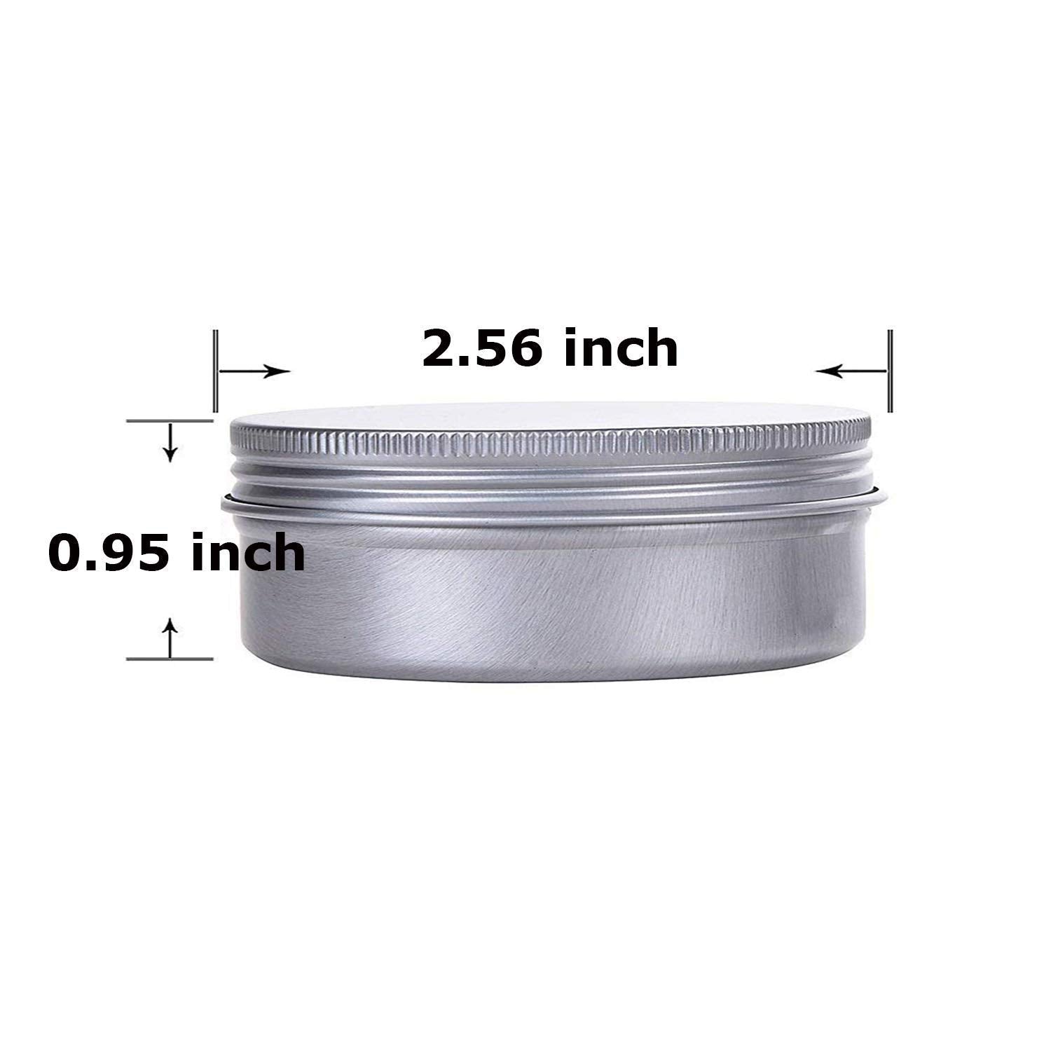 Hulless refillable aluminum tin container for cosmetics and samples