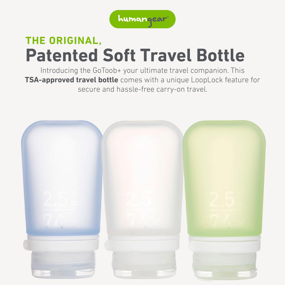 humangear GoToob+ contoured tube for easy filling and cleaning
