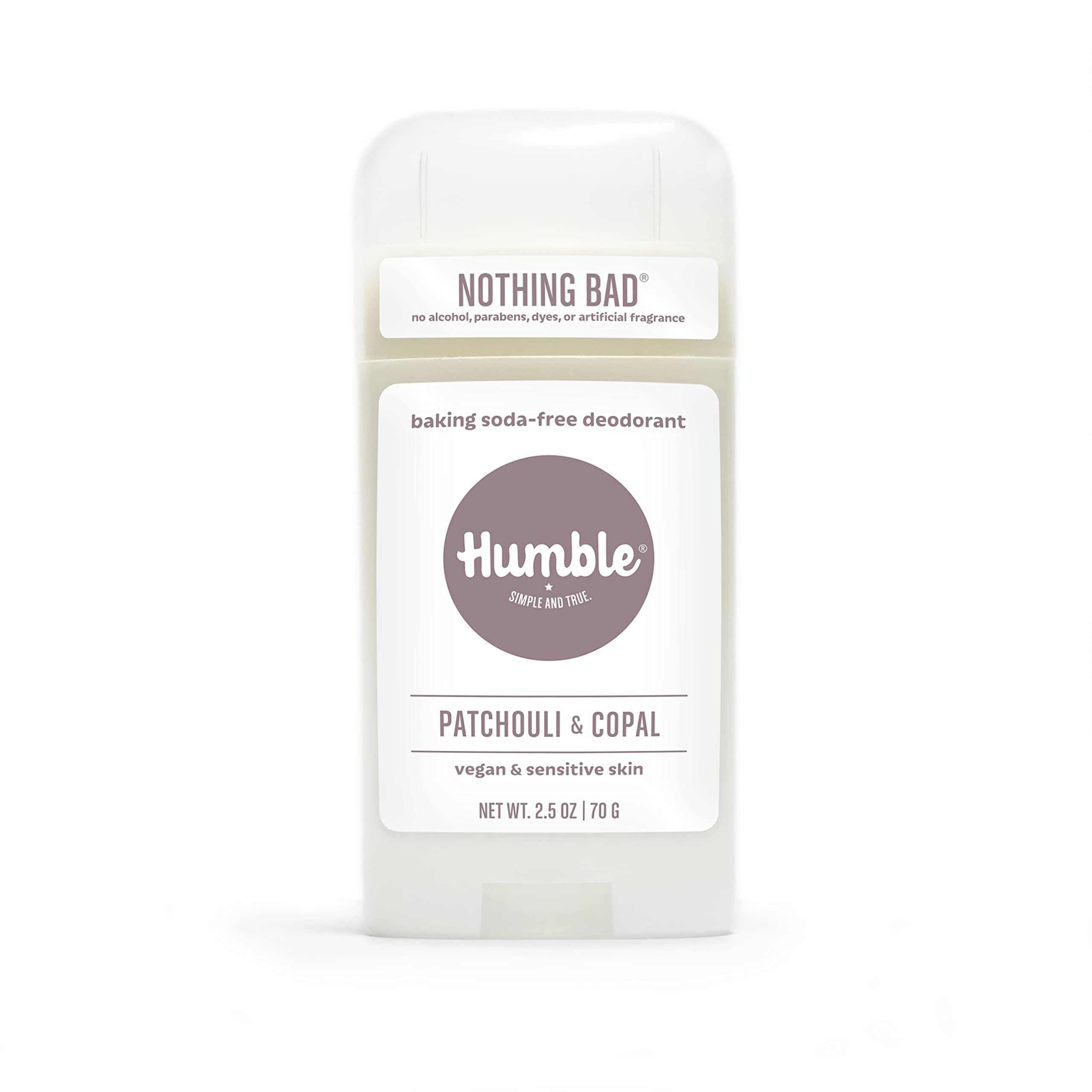 Desodorante Humble Brands sin aluminio: ingredientes clave para controlar el olor.