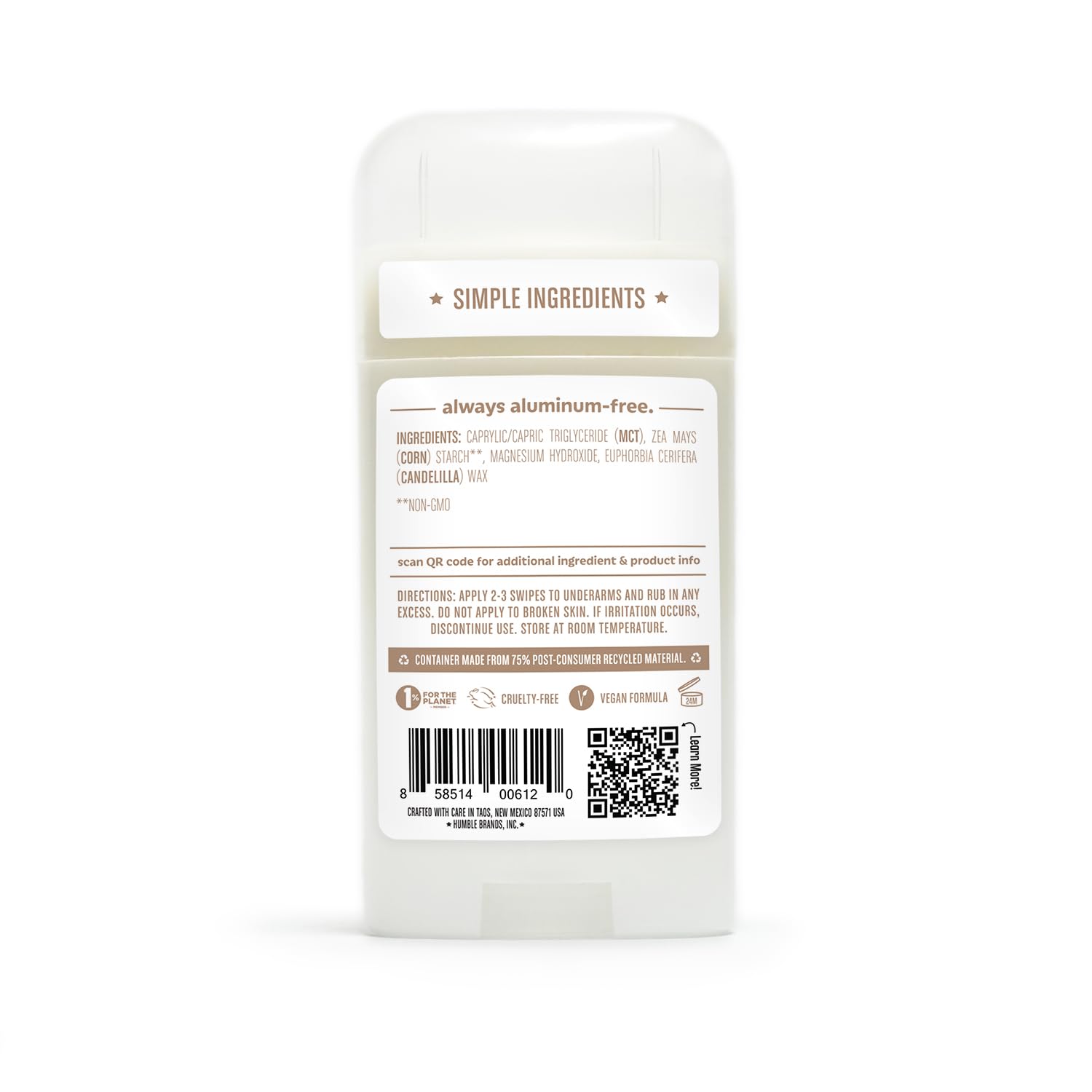 Envase sostenible y embalaje reciclable de Humble Brands.