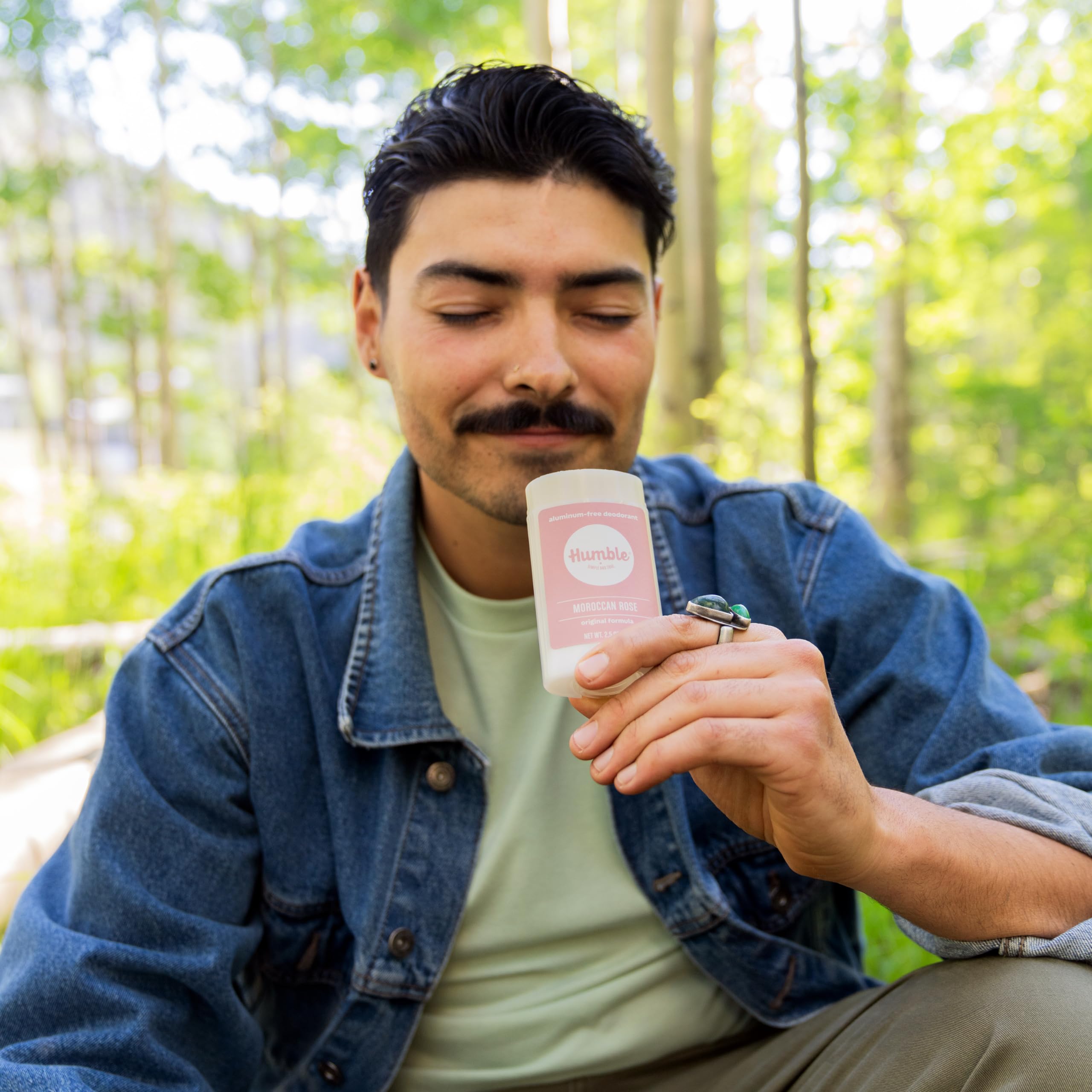 HUMBLE BRANDS Moroccan Rose deodorant stick with warm floral note
