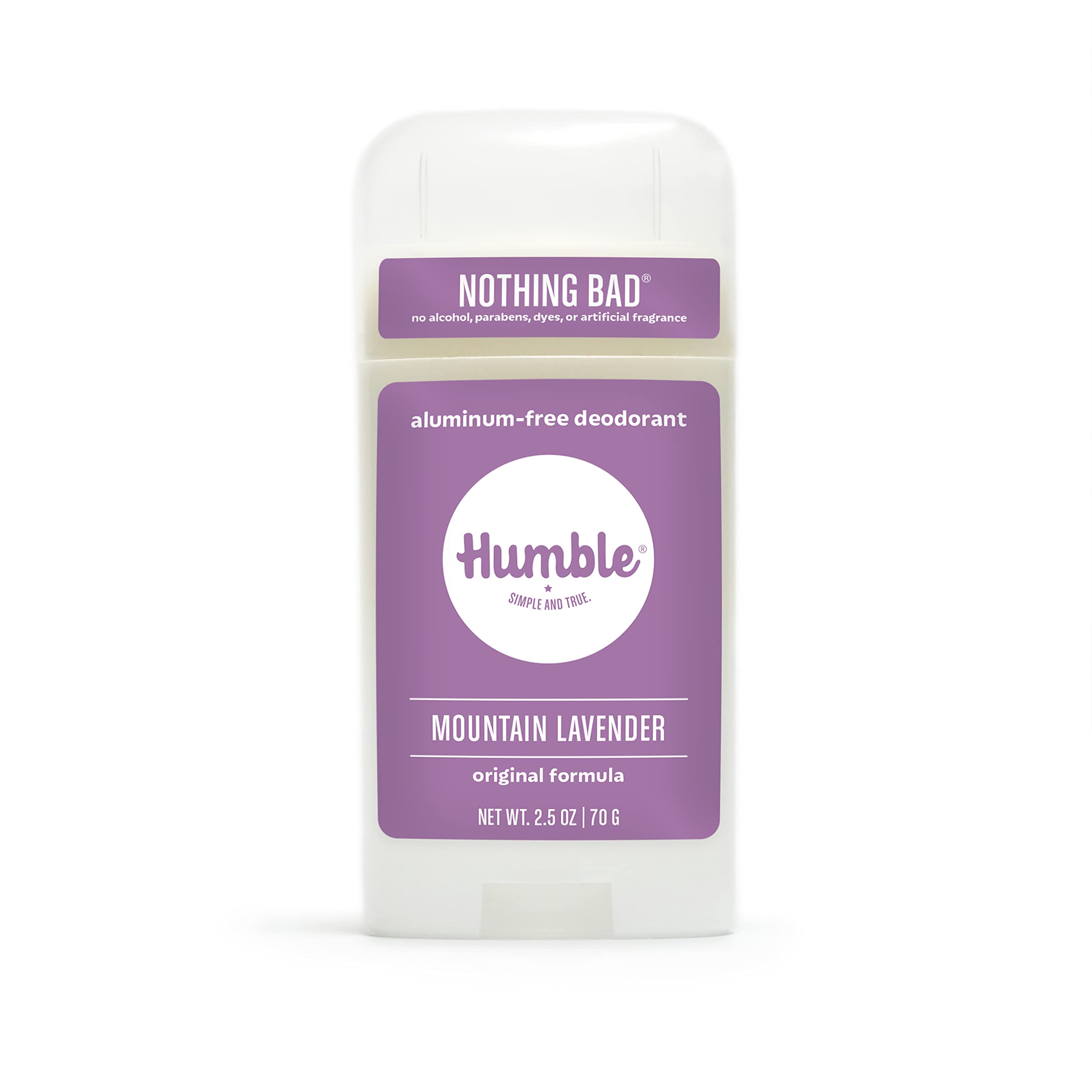 Humble Brands Original Deodorant packaging showing aluminum-free formula for daily freshness