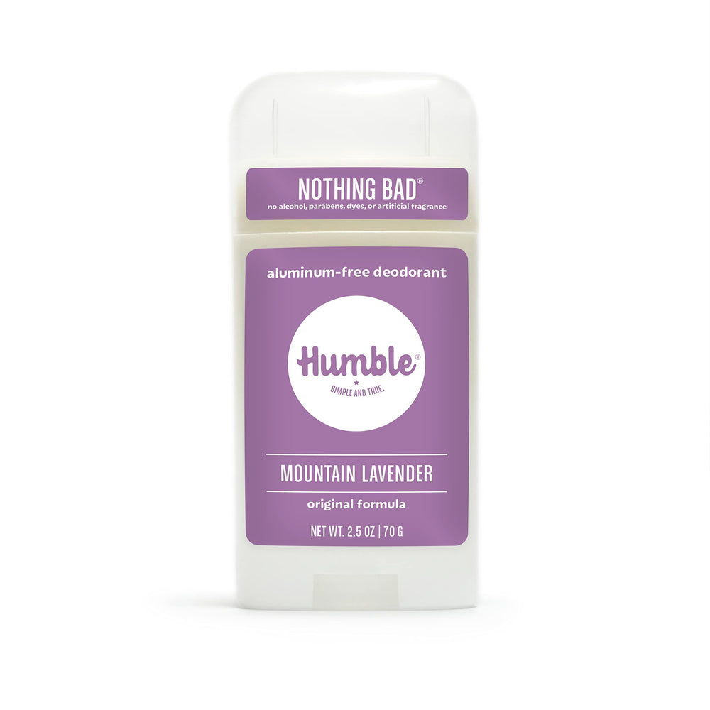 Humble Brands Original Deodorant packaging showing aluminum-free formula for daily freshness