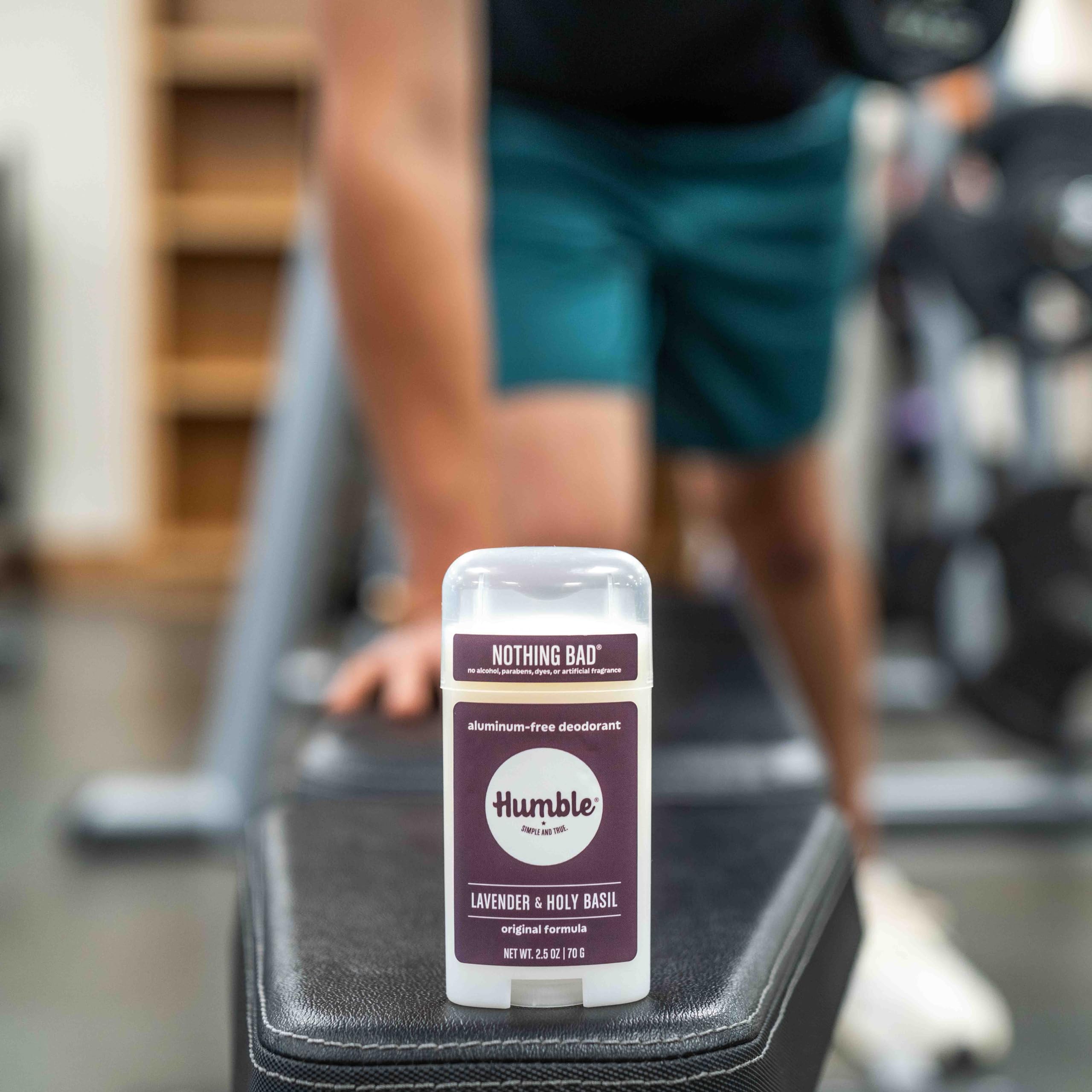 HUMBLE BRANDS Original Formula ingredients highlight baking soda and MCT oil for gentle odor management.