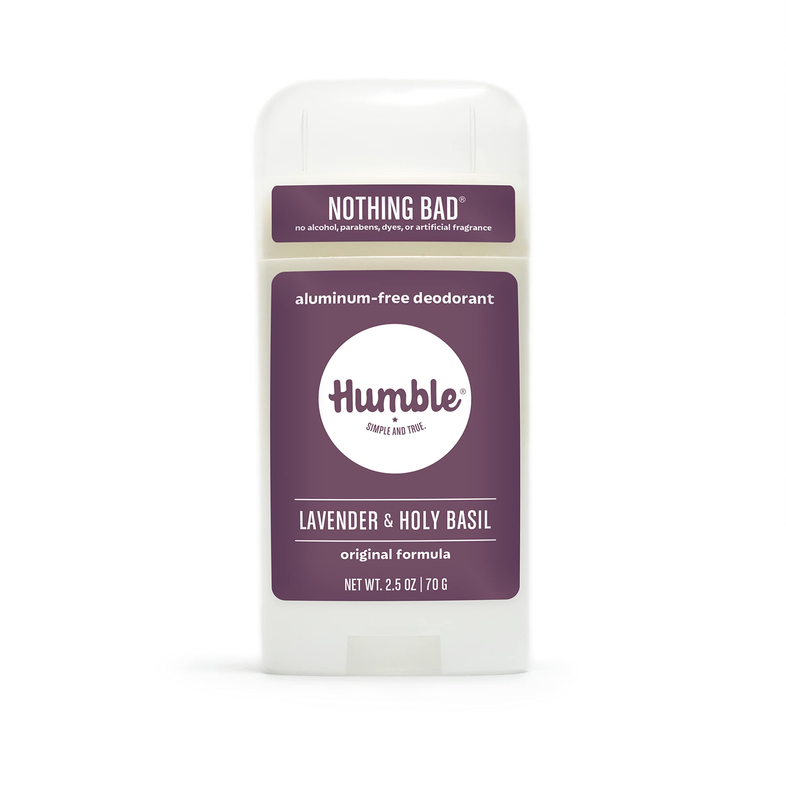 HUMBLE BRANDS Original Formula packaging front shows aluminum-free design for daily odor control.