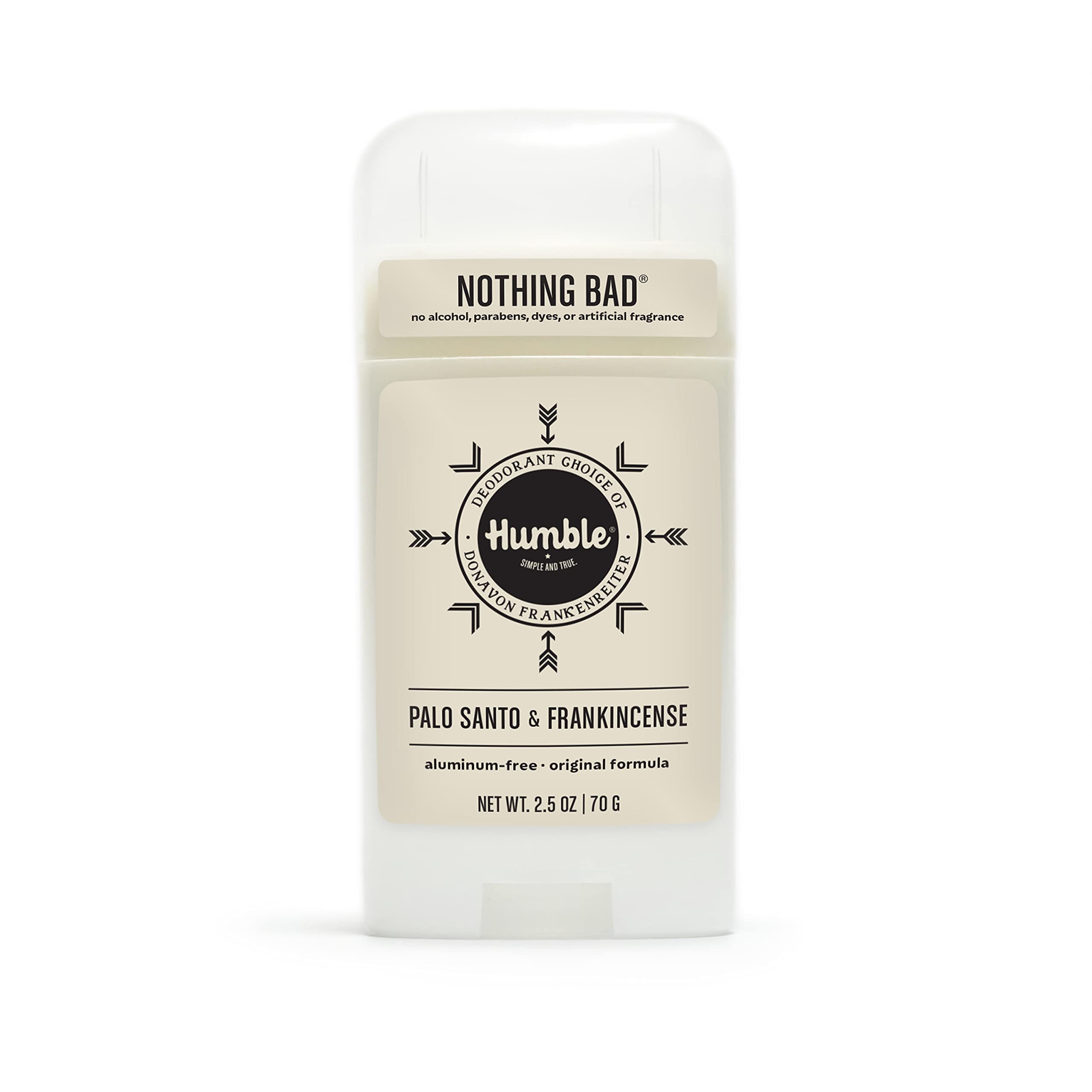 Humble Brands Original Formula Deodorant stick for long-lasting odor control.