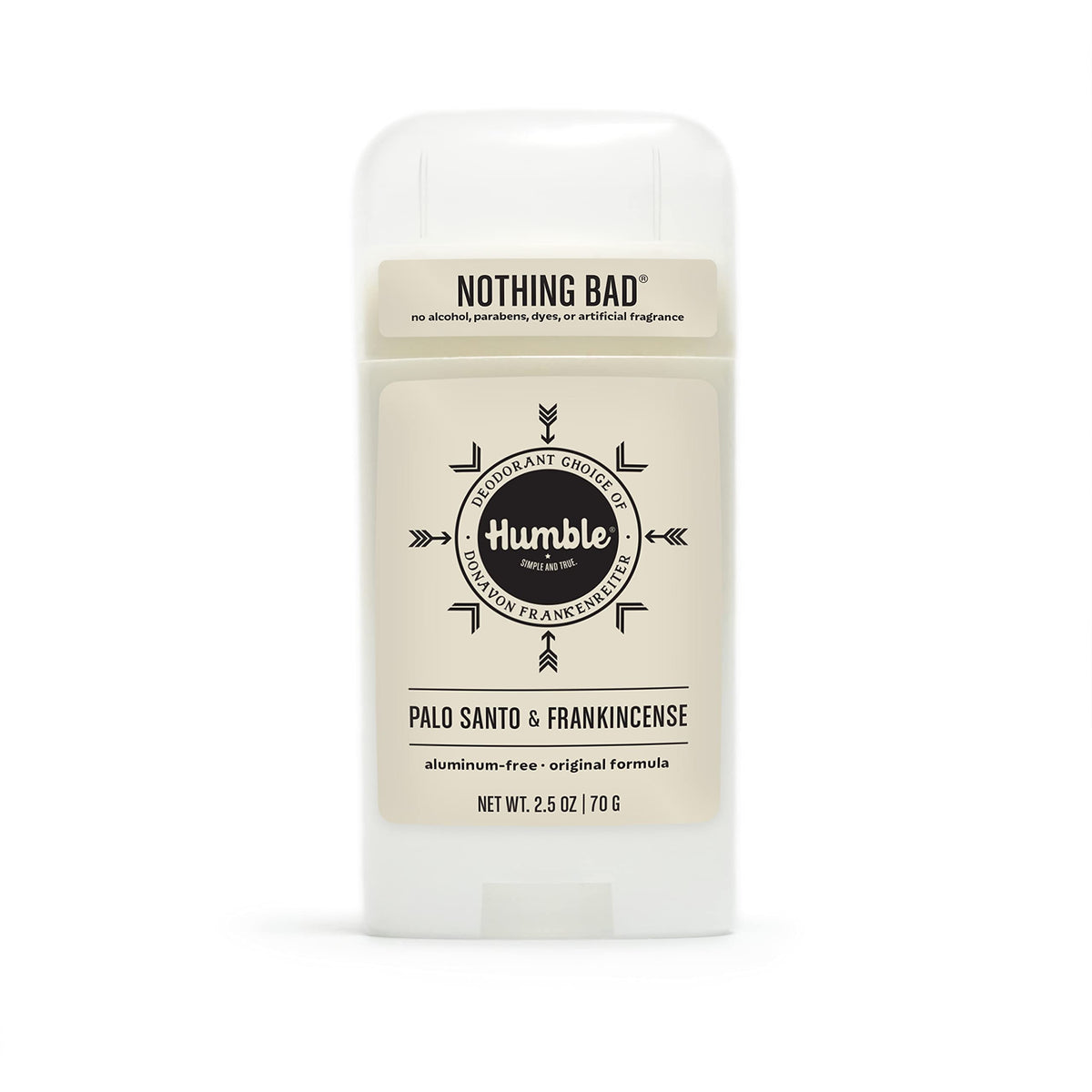 Humble Brands Original Formula Deodorant stick for long-lasting odor control.