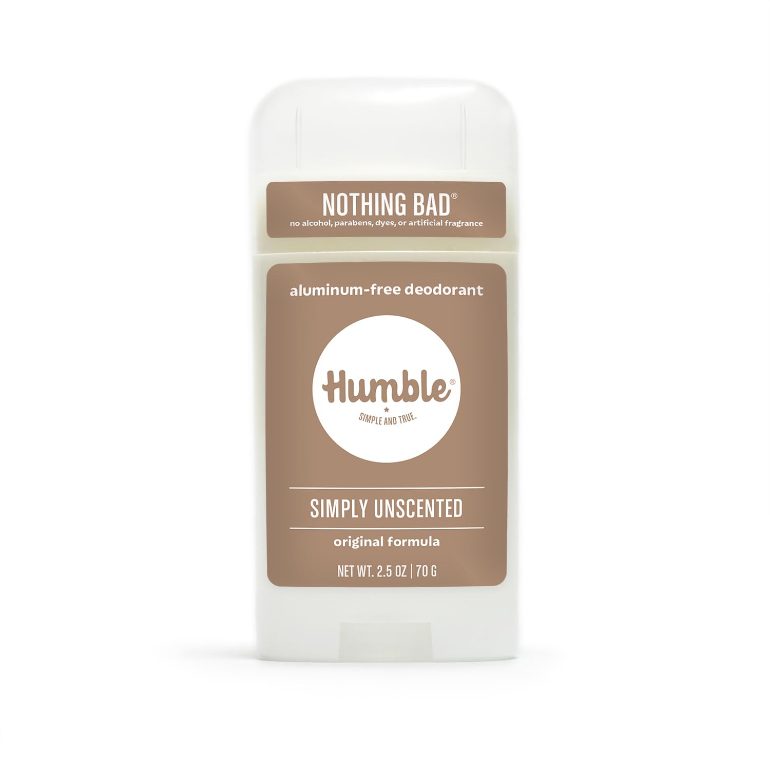 Humble Brands Original Formula deodorant stick shown for everyday odor control