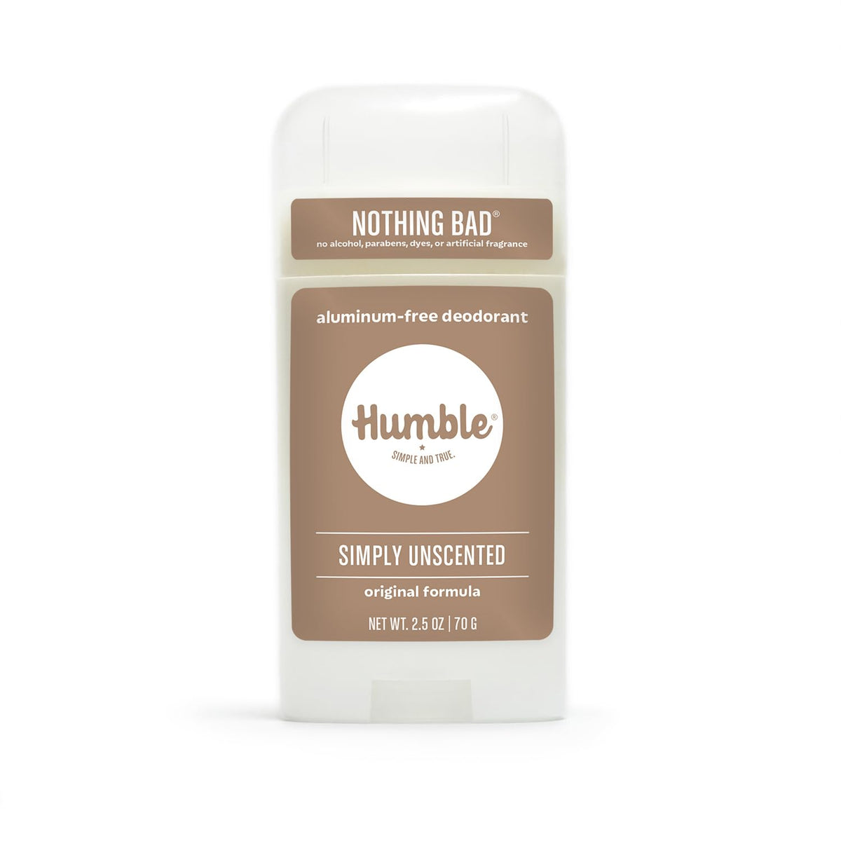 Humble Brands Original Formula deodorant stick shown for everyday odor control