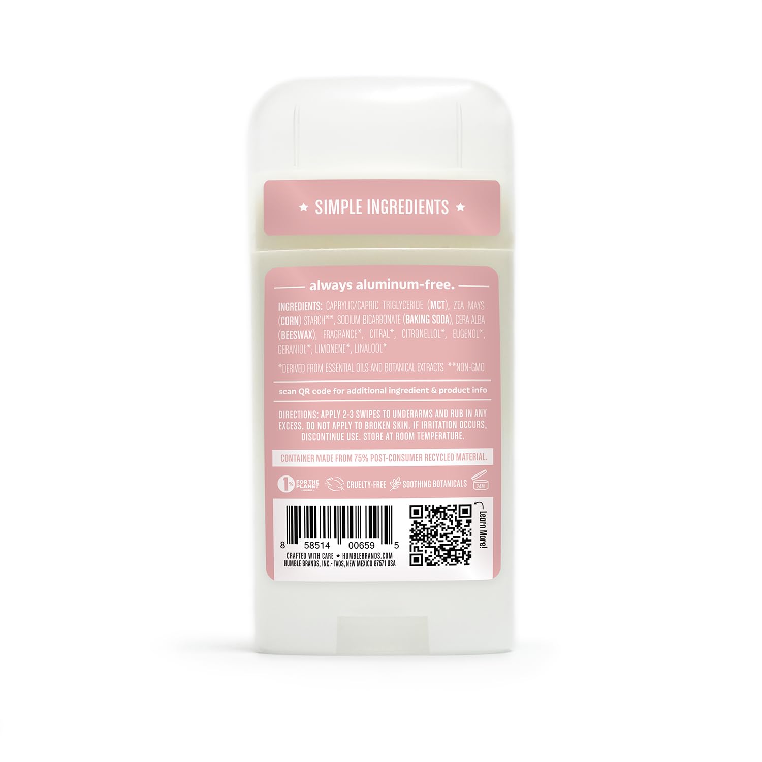Humble Essential oils hint at natural fragrance and freshness