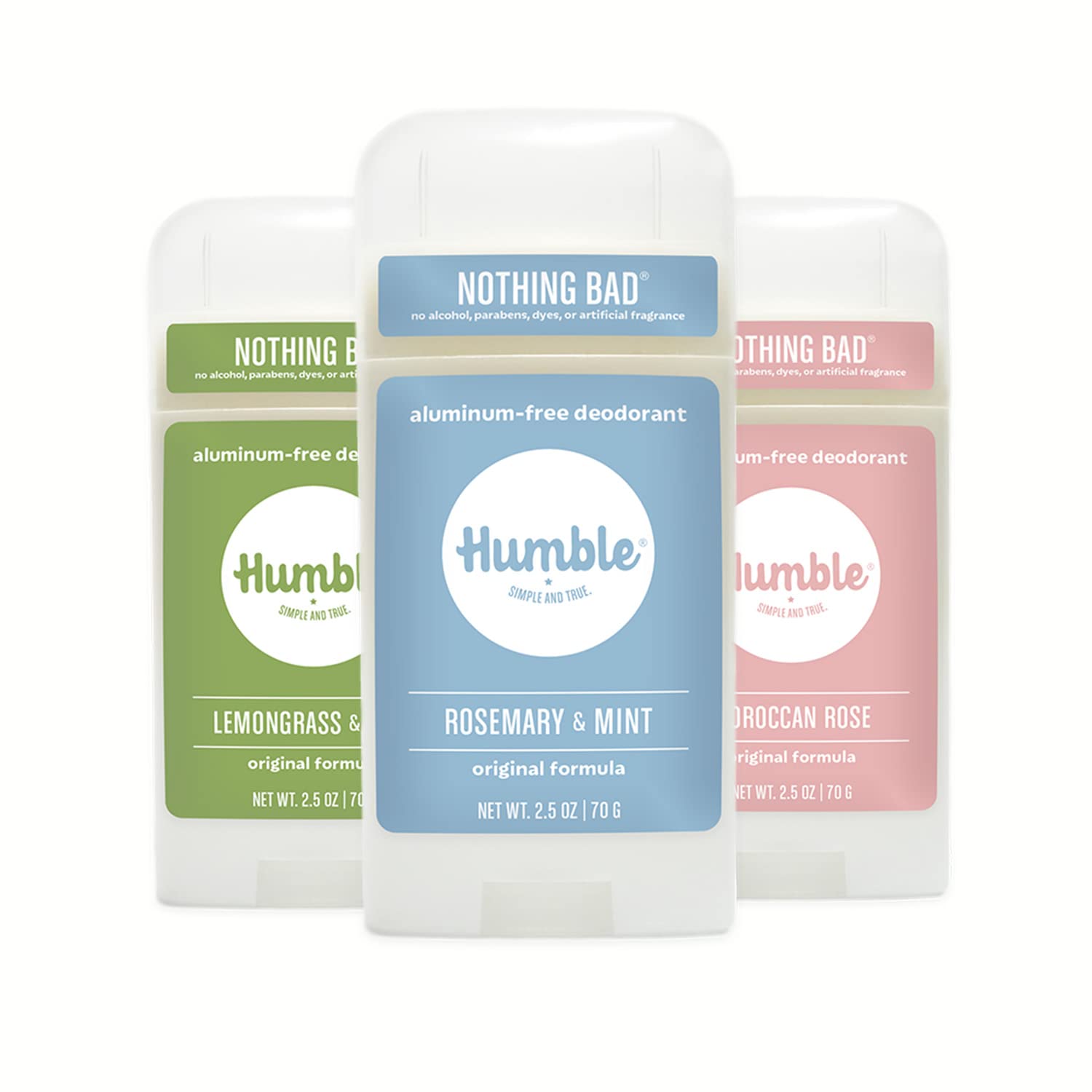 Humble Original Deodorant Spring Awakening 3-pack for long-lasting freshness