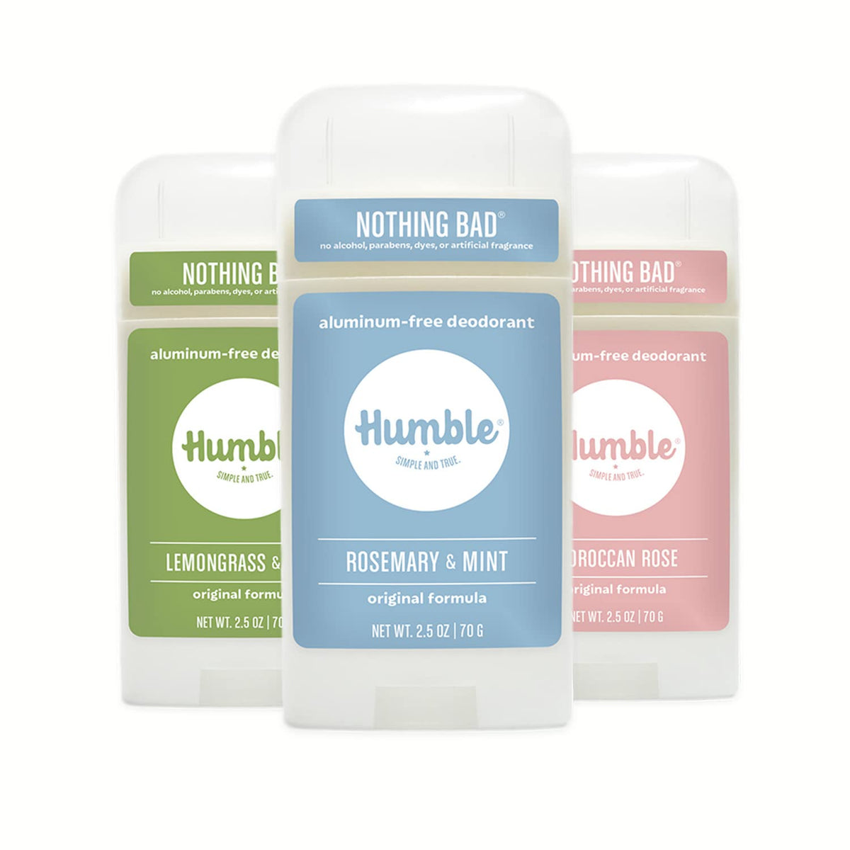Humble Original Deodorant Spring Awakening 3-pack for long-lasting freshness